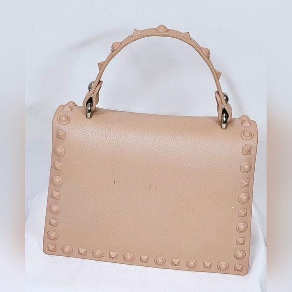Small Blush Pink Studded Bag - Picture 4 of 6